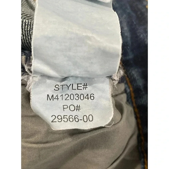 Prana Jeans Men’s Size 33x28 Blue Straight Fit Organic Cotton Stretch 5 Pocket - Picture 11 of 12